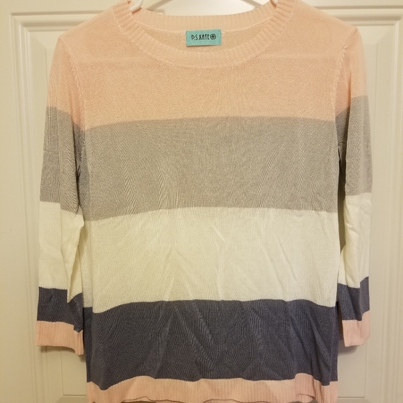 P.S. Kate color block sweater - Picture 1 of 2